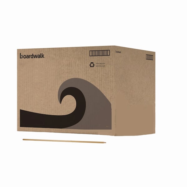 Boardwalk 60" Mop and Broom Handles, 1.13" Dia, Natural, Wood BWK137 - main